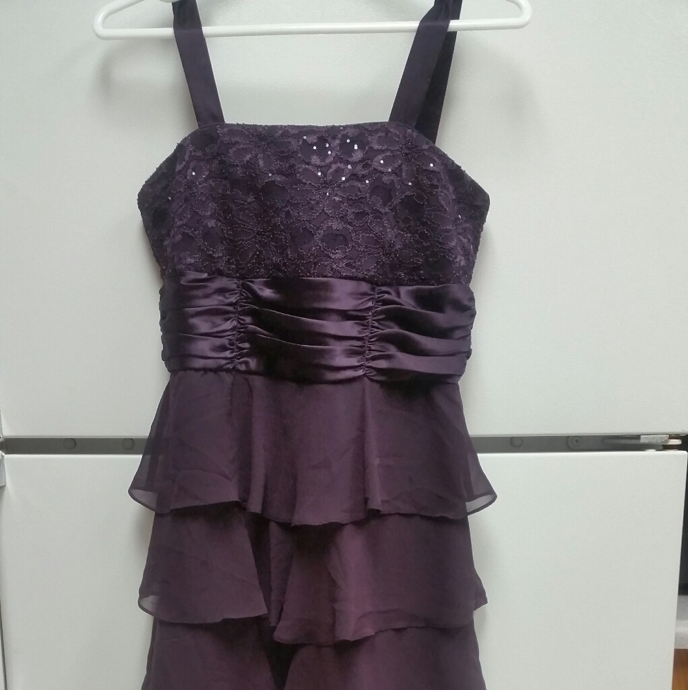 Ruffle maxi dress
